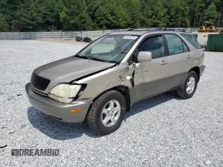 2001 Lexus RX 300 with VIN JTJGF10U410102261, listed as a Copart auction lot 62439124 with 159,012 mi miles and Salvage Title. Bid and sale history available at carsss.com. Image 1.