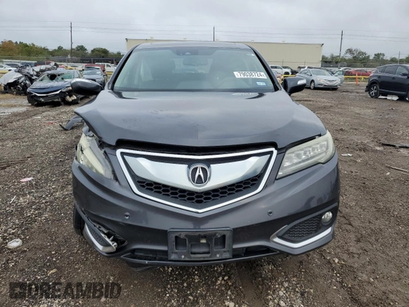 2016 Acura RDX Advance Pkg with VIN 5J8TB3H78GL018220, listed as a Copart auction lot 79038724 with 104,671 mi miles and Salvage Title. Bid and sale history available at carsss.com. Image 5.