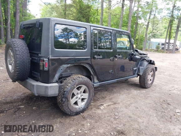 2012 Jeep Wrangler Unlimited Call of Duty MW3 with VIN 1C4BJWFG5CL103267, listed as a IAAI auction lot 42334345 with 135,324 mi miles and . Bid and sale history available at DreamBid. Image 4.