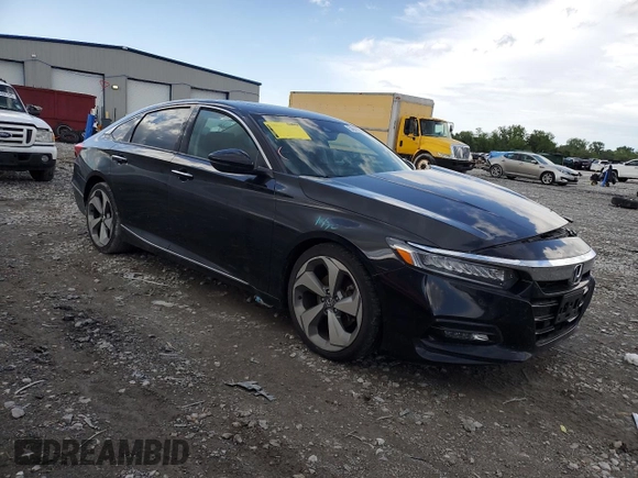 2018 Honda Accord Touring z VIN 1HGCV1F90JA031739, wystawiony jako Copart lot #54848365 z przebiegiem 114 634 mil mil oraz Szkoda całkowita • Salvage title. Historia ofert i sprzedaży dostępna na DreamBid. Obrazek 4.