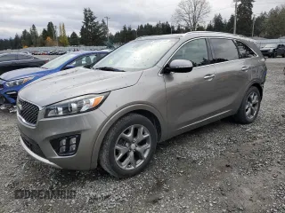 2016 Kia Sorento SXL with VIN 5XYPK4A10GG050814, listed as a Copart auction lot 80686164 with 105,935 mi miles and Salvage Title. Bid and sale history available at carsss.com. Image 1.