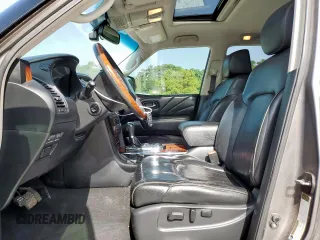 2016 Infiniti QX80 with VIN JN8AZ2NF3G9611394, listed as a Copart auction lot 63122345 with 165,281 mi miles and Salvage title. Bid and sale history available at DreamBid. Image 7.