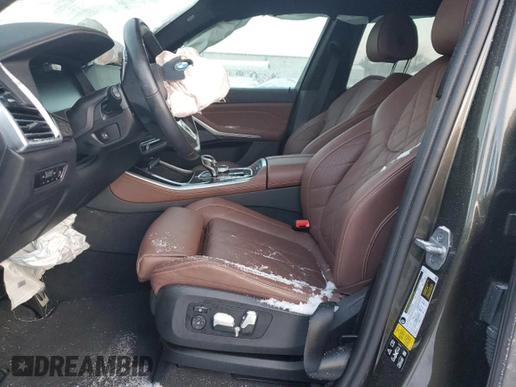 2023 BMW X5 xDrive40i with VIN 5UXCR6C07P9P85087, listed as a Copart auction lot 89091475 with Not provided miles and Salvage title. Bid and sale history available at DreamBid. Image 7.
