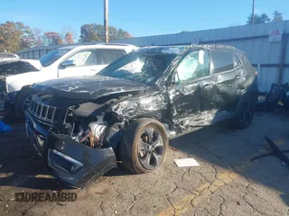 2021 Jeep Compass Altitude with VIN 3C4NJCBB0MT592592, listed as a IAAI auction lot 40864251 with 72,034 mi miles and . Bid and sale history available at DreamBid. Image 2.