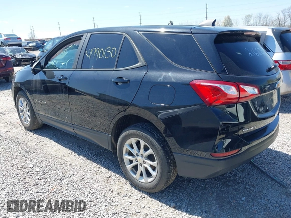 2020 Chevrolet Equinox LS with VIN 2GNAXHEV7L6216272, listed as a IAAI auction lot 41990130 with 83,771 mi miles and . Bid and sale history available at DreamBid. Image 3.