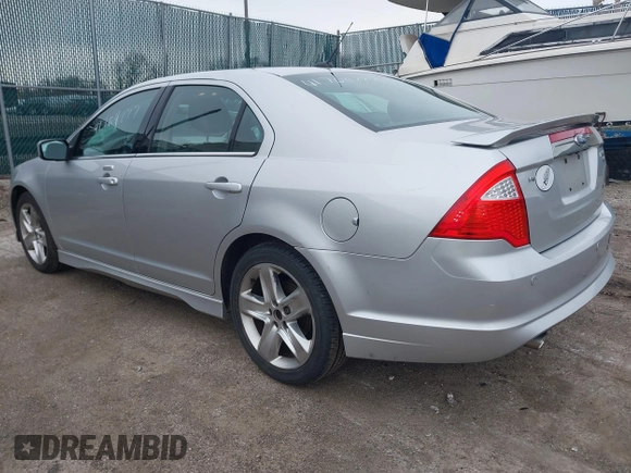 2011 Ford Fusion SPORT with VIN 3FAHP0DC1BR342102, listed as a IAAI auction lot 41704227 with 180,802 mi miles. Bid and sale history available at carsss.com. Image 3.