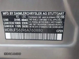 2006 Mercedes-Benz E 350 with VIN WDBUF56J96A760880, listed as a IAAI auction lot 42113873 with 7,298 mi miles and . Bid and sale history available at carsss.com. Image 9.