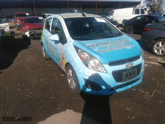 2015 Chevrolet Spark LS with VIN KL8CB6S93FC799312, listed as a IAAI auction lot 40803948 with 73,355 mi miles. Bid and sale history available at carsss.com. Image 1.