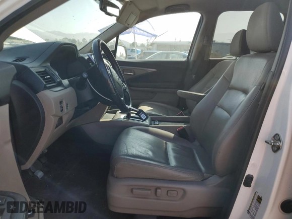 2017 Honda Ridgeline RTL-T with VIN 5FPYK2F65HB011097, listed as a Copart auction lot 63687965 with 186,157 mi miles and Salvage title. Bid and sale history available at DreamBid. Image 7.