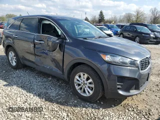 2019 Kia Sorento LX z VIN 5XYPG4A57KG486900, wystawiony jako Copart lot #52674115 z przebiegiem 105 259 mil mil oraz Szkoda całkowita • Salvage title. Historia ofert i sprzedaży dostępna na DreamBid. Obrazek 4.