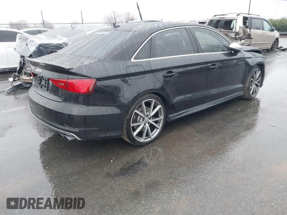 2015 Audi S3 2.0T Prestige with VIN WAUFFGFF4F1137472, listed as a IAAI auction lot 41559137 with 95,945 mi miles. Bid and sale history available at carsss.com. Image 4.