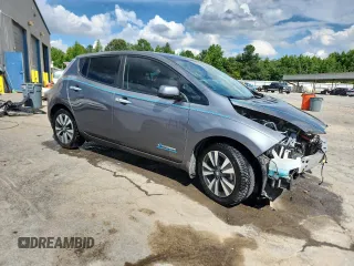 2017 Nissan LEAF SV with VIN 1N4BZ0CP1HC302162, listed as a Copart auction lot 62365315 with 60,281 mi miles and Salvage title. Bid and sale history available at DreamBid. Image 4.