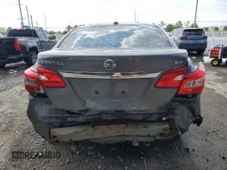 2017 Nissan Sentra SV with VIN 3N1AB7AP0HL658843, listed as a Copart auction lot 51965825 with 111,679 mi miles and Salvage Title. Bid and sale history available at carsss.com. Image 6.