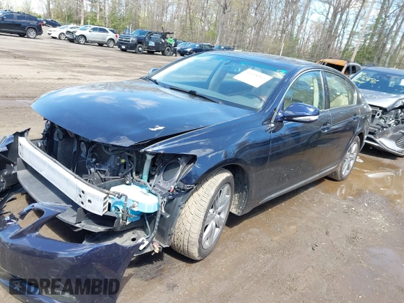 2008 Lexus GS 350 with VIN JTHCE96S280020529, listed as a IAAI auction lot 41978957 with 153,497 mi miles. Bid and sale history available at carsss.com. Image 2.