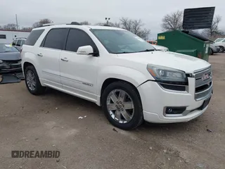 2014 GMC Acadia Denali z VIN 1GKKVTKD5EJ100791, wystawiony jako IAAI lot #41227806 z przebiegiem 189 673 mil mil oraz . Historia ofert i sprzedaży dostępna na DreamBid. Obrazek 1.