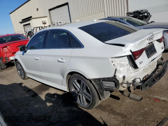 2018 Audi A3 Sedan Premium Plus with VIN WAUJ8GFF3J1052636, listed as a Copart auction lot 46314934 with 44,606 mi miles. Bid and sale history available at carsss.com. Image 2.