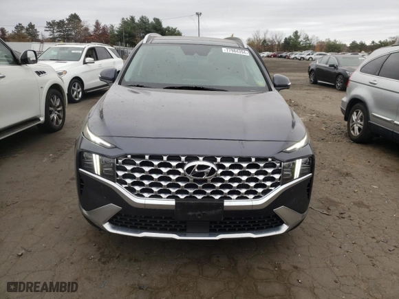 2022 Hyundai Santa Fe Plug-In Hybrid Limited with VIN KM8S7DA24NU047927, listed as a Copart auction lot 77984394 with 33,473 mi miles and Salvage Title. Bid and sale history available at carsss.com. Image 5.