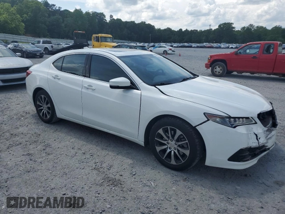 2016 Acura TLX with VIN 19UUB1F32GA003846, listed as a Copart auction lot 55225555 with 119,652 mi miles and Salvage title. Bid and sale history available at DreamBid. Image 4.