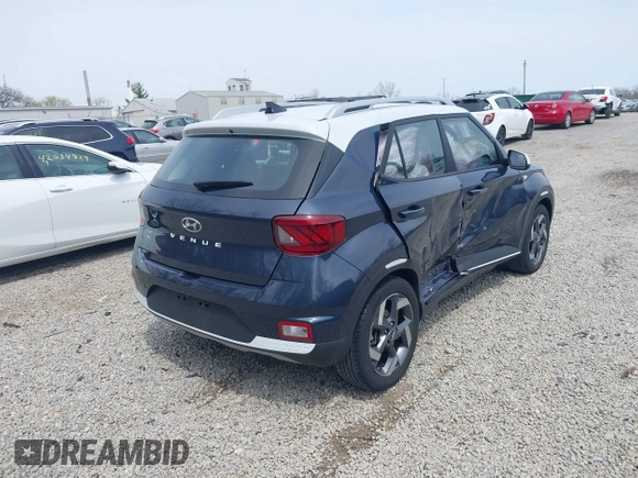 2021 Hyundai Venue SEL with VIN KMHRC8A32MU096200, listed as a IAAI auction lot 42070254 with 6,374 mi miles and . Bid and sale history available at carsss.com. Image 4.