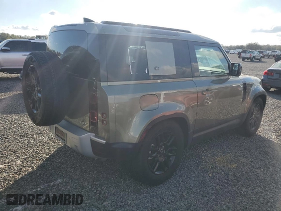 2023 Land Rover Defender S with VIN SALEJ6EX2P2121454, listed as a Copart auction lot 85629244 with 32,155 mi miles and Salvage title. Bid and sale history available at DreamBid. Image 3.