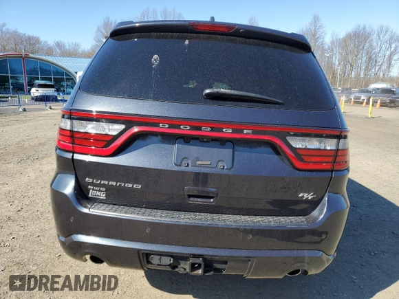 2014 Dodge Durango R/T with VIN 1C4SDJCTXEC306881, listed as a Copart auction lot 53499755 with 108,843 mi miles and Salvage title. Bid and sale history available at DreamBid. Image 6.