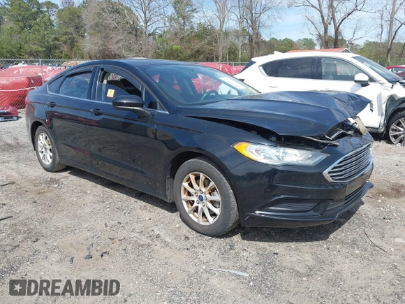 2017 Ford Fusion S with VIN 3FA6P0G7XHR137439, listed as a IAAI auction lot 41811845 with 94,044 mi miles. Bid and sale history available at carsss.com. Image 1.