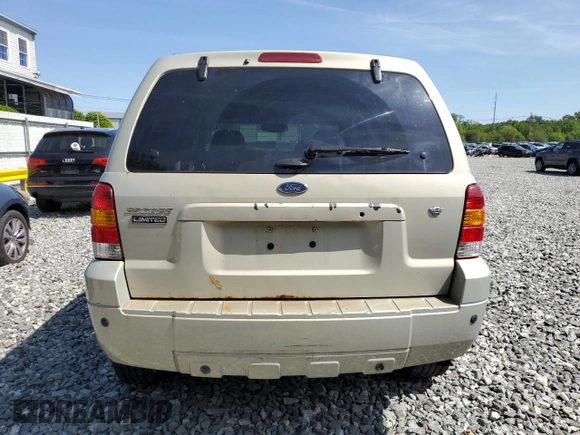 2005 Ford Escape Limited with VIN 1FMCU94145KC80456, listed as a Copart auction lot 59661175 with 197,575 mi miles and Clean title. Bid and sale history available at DreamBid. Image 6.
