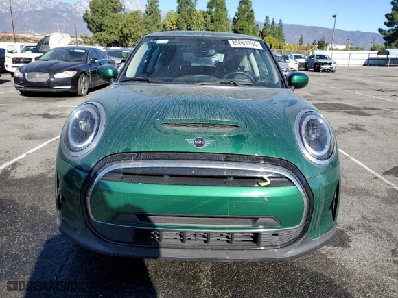 2023 MINI Hardtop 2 Door Cooper SE Signature with VIN WMW13DJ01P2S54412, listed as a Copart auction lot 85061794 with 24,414 mi miles and Salvage Title. Bid and sale history available at carsss.com. Image 5.