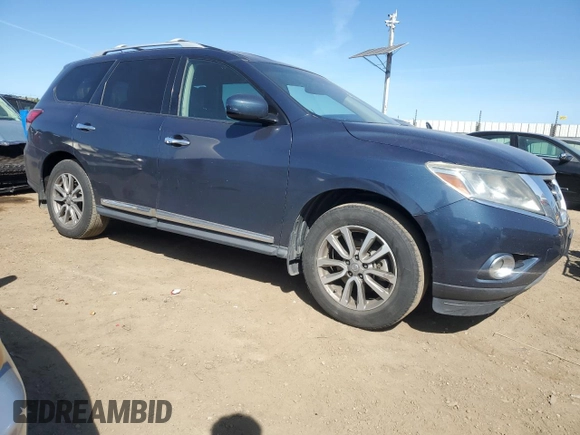2016 Nissan Pathfinder S with VIN 5N1AR2MNXGC602906, listed as a Copart auction lot 52169205 with 118,194 mi miles and Salvage Title. Bid and sale history available at carsss.com. Image 4.