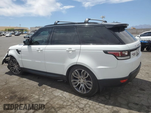 2014 Land Rover Range Rover Sport Supercharged with VIN SALWR2TF3EA388959, listed as a Copart auction lot 53916145 with 111,575 mi miles and Salvage title. Bid and sale history available at DreamBid. Image 2.