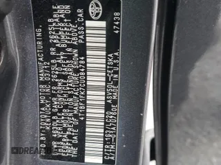 2012 Toyota Camry L with VIN 4T1BF1FK7CU084784, listed as a Copart auction lot 48054405 with 173,163 mi miles and Salvage Title. Bid and sale history available at carsss.com. Image 14.