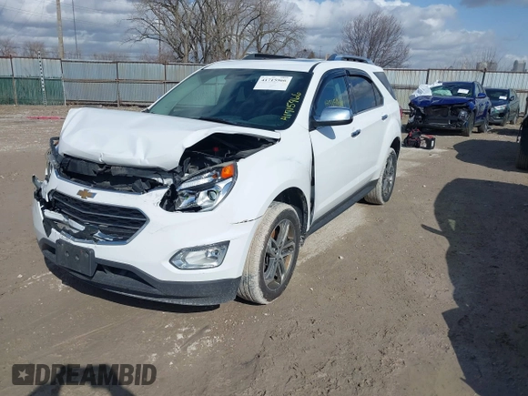2017 Chevrolet Equinox Premier with VIN 2GNFLGEK8H6213485, listed as a IAAI auction lot 41715966 with 113,457 mi miles. Bid and sale history available at carsss.com. Image 2.