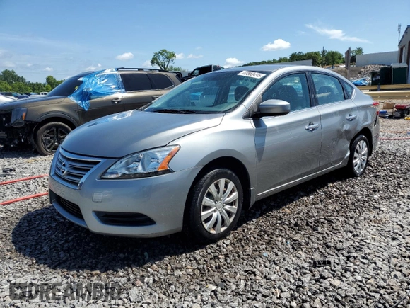 2014 Nissan Sentra SV with VIN 3N1AB7AP5EY270229, listed as a Copart auction lot 60853495 with 86,822 mi miles and Salvage title. Bid and sale history available at DreamBid. Image 1.