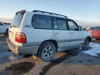 2000 Toyota Land Cruiser with VIN JT3HT05J8Y0120589, listed as a Copart auction lot 88600285 with 314,326 mi miles and Clean Title. Bid and sale history available at carsss.com. Image 3.