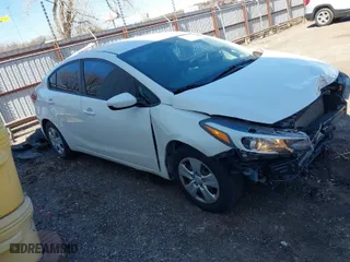 2017 Kia Forte LX with VIN 3KPFK4A79HE131728, listed as a IAAI auction lot 41755924 with 91,176 mi miles. Bid and sale history available at carsss.com. Image 13.