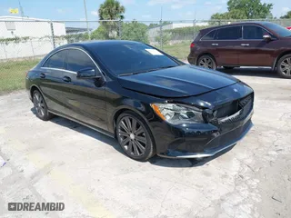 2017 Mercedes-Benz CLA with VIN WDDSJ4EB0HN445169, listed as a IAAI auction lot 42015788 with 58,900 mi miles. Bid and sale history available at carsss.com. Image 1.