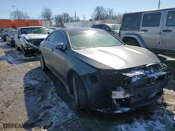 2022 Mercedes-Benz CLA with VIN W1K5J4HB1NN287249, listed as a Copart auction lot 46110735 with 17,273 mi miles and Salvage Title. Bid and sale history available at carsss.com. Image 10.