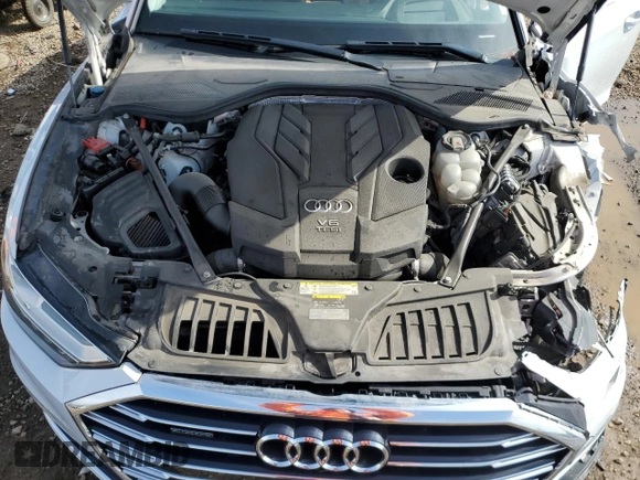 2019 Audi A8 z VIN WAU8DAF87KN018640, wystawiony jako Copart lot #54318975 z przebiegiem Nie podano mil oraz Szkoda całkowita • Salvage title. Historia ofert i sprzedaży dostępna na DreamBid. Obrazek 11.
