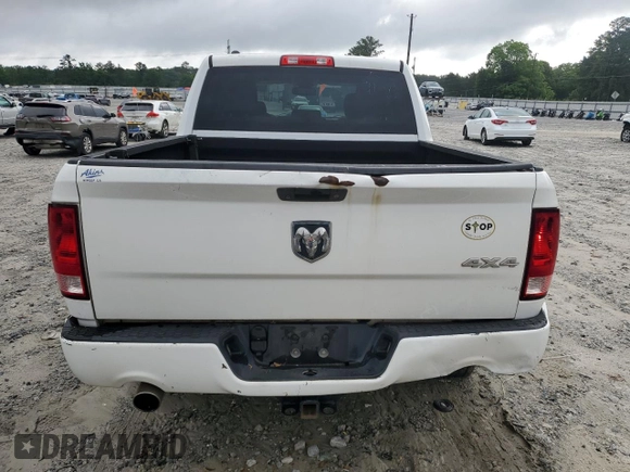 2014 Ram 1500 Express with VIN 1C6RR7KT7ES195594, listed as a Copart auction lot 57407825 with 290,996 mi miles and Salvage title. Bid and sale history available at DreamBid. Image 6.