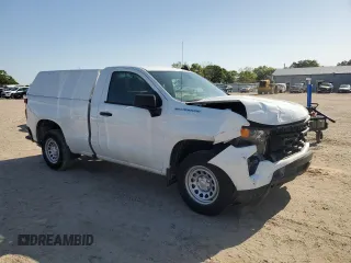 2023 Chevrolet Silverado 1500 Work Truck with VIN 3GCNAAEK0PG340578, listed as a Copart auction lot 52516395 with 51,742 mi miles and Clean Title. Bid and sale history available at DreamBid. Image 4.