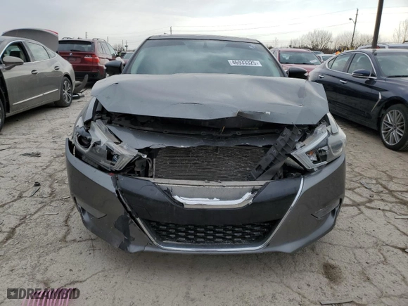 2017 Nissan Maxima SV with VIN 1N4AA6AP7HC365016, listed as a Copart auction lot 46933325 with 100,003 mi miles and Salvage Title. Bid and sale history available at carsss.com. Image 5.