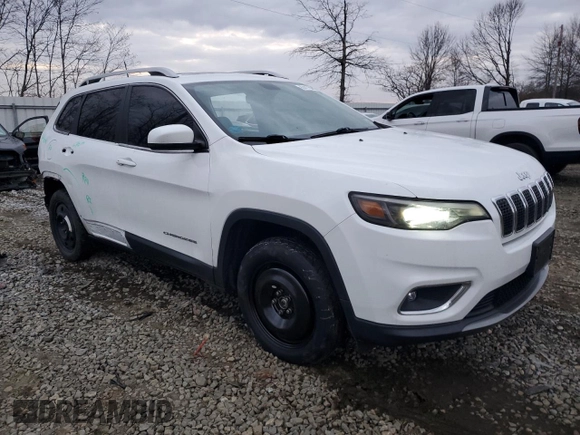 2019 Jeep Cherokee Limited with VIN 1C4PJMDX6KD481118, listed as a Copart auction lot 87417844 with 56,867 mi miles and Salvage Title. Bid and sale history available at DreamBid. Image 4.