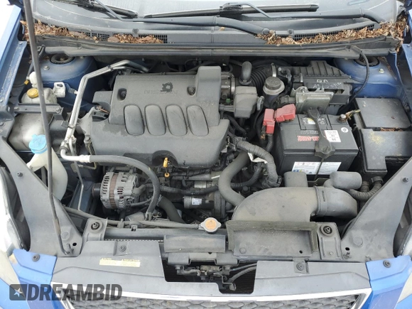 2012 Nissan Sentra SR with VIN 3N1AB6AP9CL715446, listed as a Copart auction lot 53681755 with 135,578 mi miles and Salvage Title. Bid and sale history available at DreamBid. Image 11.