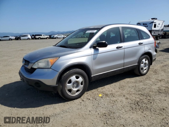 2008 Honda CR-V LX with VIN JHLRE38328C041798, listed as a Copart auction lot 52615505 with 182,350 mi miles and Salvage Title. Bid and sale history available at carsss.com. Image 1.