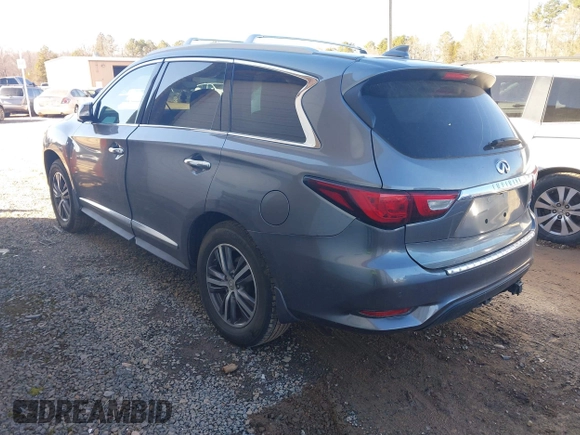 2016 Infiniti QX60 with VIN 5N1AL0MM6GC522175, listed as a IAAI auction lot 41427647 with 74,546 mi miles and . Bid and sale history available at DreamBid. Image 3.