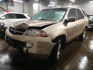 2002 Acura MDX with VIN 2HNYD18252H509948, listed as a Copart auction lot 43004245 with 139,727 mi miles and Salvage Title. Bid and sale history available at carsss.com. Image 1.