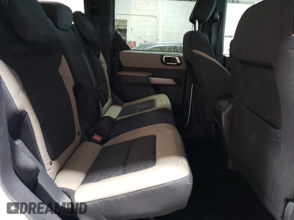2021 Ford Bronco with VIN 1FMEE5DP7MLA65830, listed as a Copart auction lot 47578475 with 43,621 mi miles and Salvage Title. Bid and sale history available at DreamBid. Image 11.