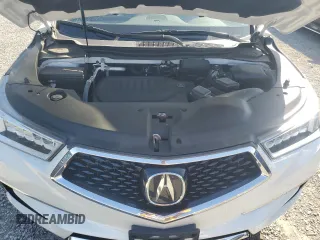 2020 Acura MDX Technology with VIN 5J8YD4H50LL019408, listed as a Copart auction lot 52778605 with 20,393 mi miles and Salvage title. Bid and sale history available at DreamBid. Image 12.