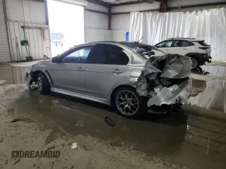 2014 Mitsubishi Lancer Evolution MR with VIN JA32W5FV6EU000610, listed as a Copart auction lot 43634925 with 62,301 mi miles and Salvage Title. Bid and sale history available at carsss.com. Image 2.