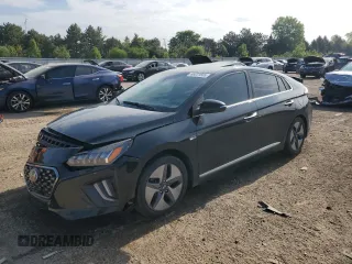 2020 Hyundai Ioniq Limited z VIN KMHC05LC5LU235244, wystawiony jako Copart lot #56031605 z przebiegiem 52 504 mil mil oraz Szkoda całkowita • Salvage title. Historia ofert i sprzedaży dostępna na DreamBid. Obrazek 1.